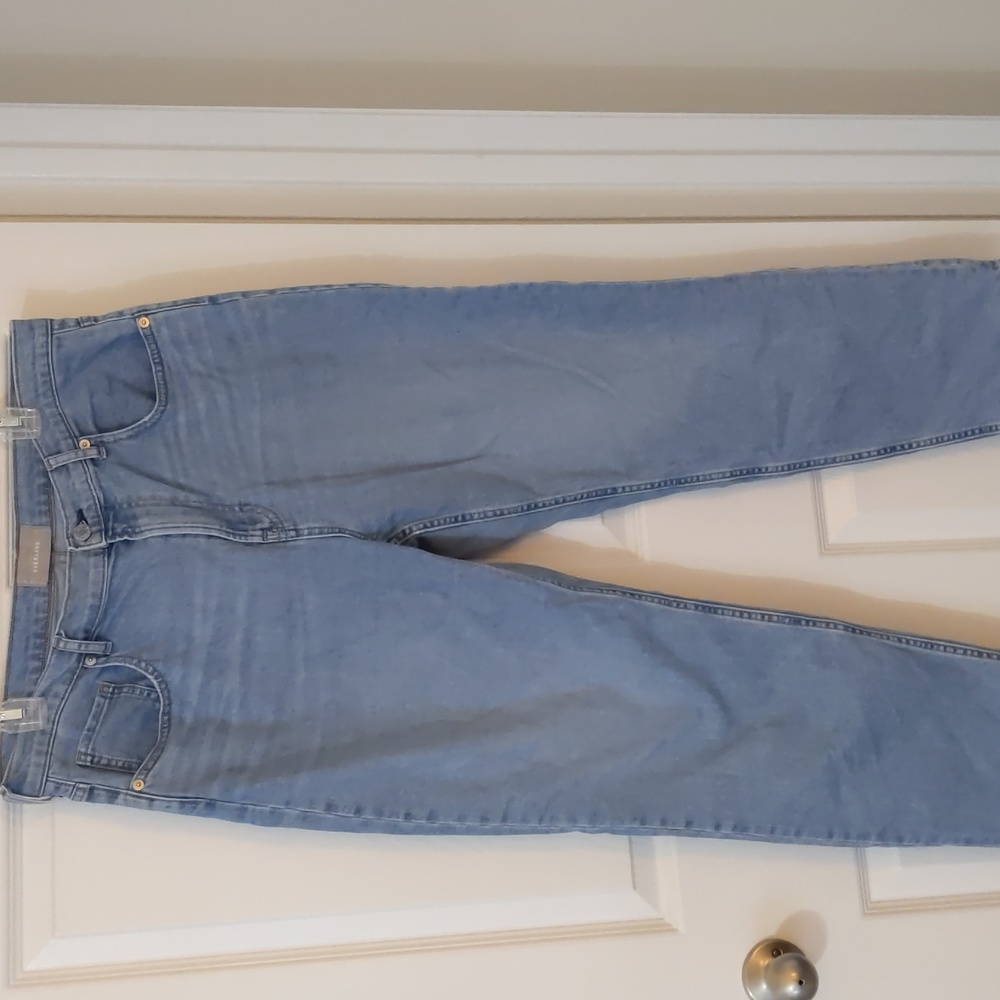 Everlane High Rise Straight Jeans 33